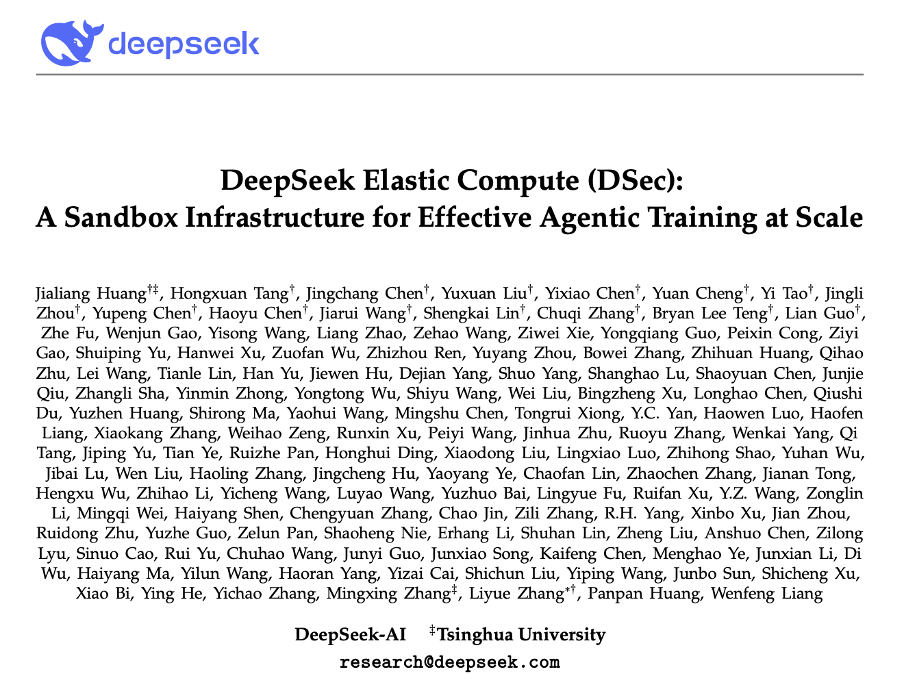 DeepSeek新论文公开Agent训练！梁文锋署名