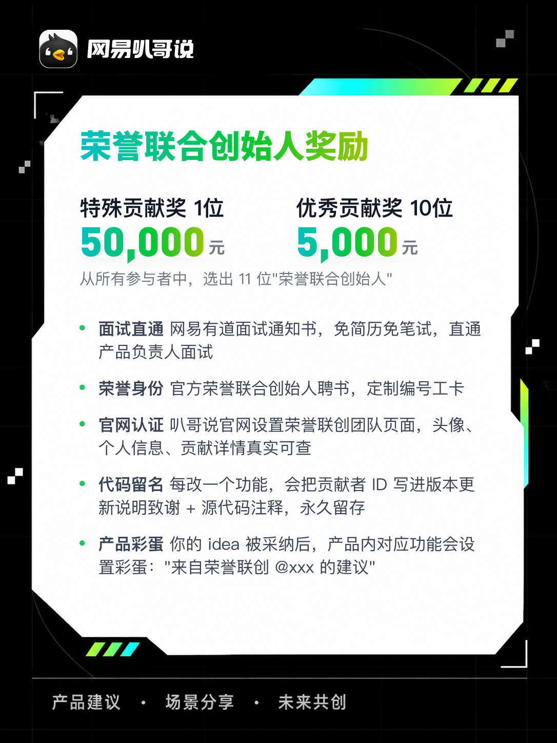 说真话就能拿10万？网易叭哥说重金求“真需求”，不卡专业学历