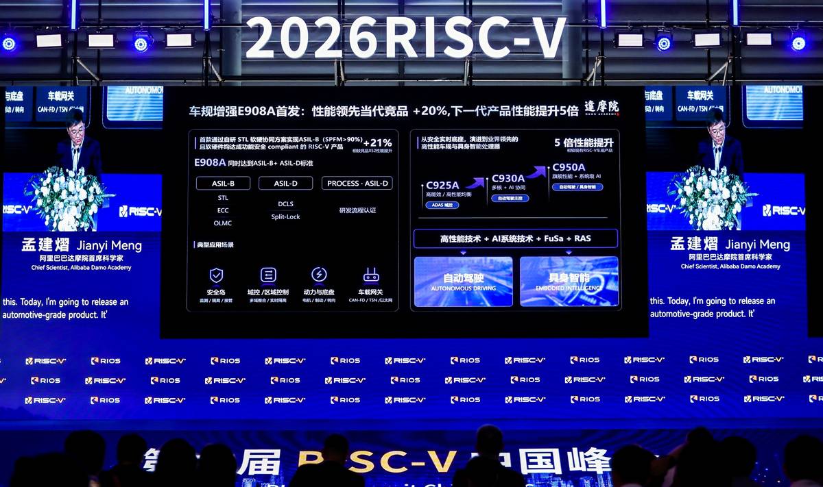达摩院玄铁出席RISC-V中国峰会，首发车规产品路线图