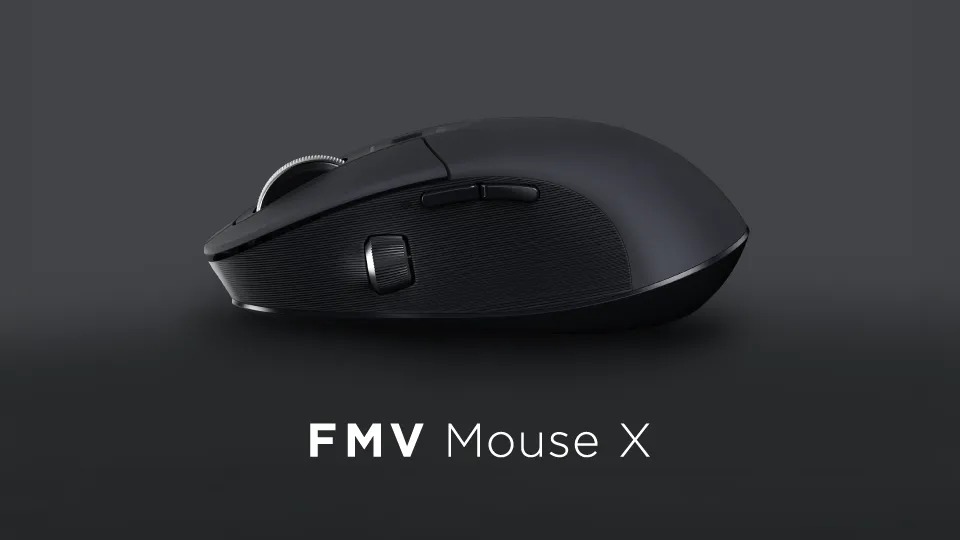 富士通客户端计算公布 FMV Mouse X 鼠标:双电磁滚轮 + 电磁左右键
