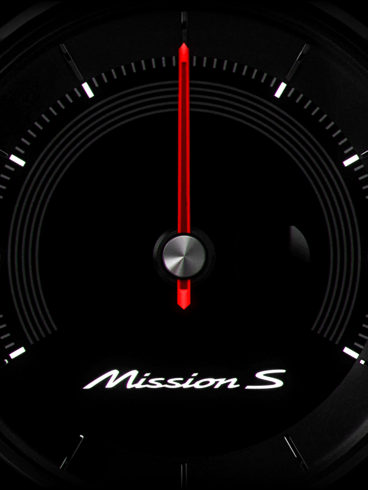 保时捷持续预热顶级超跑 Mission S:转速指针指向 8000rpm