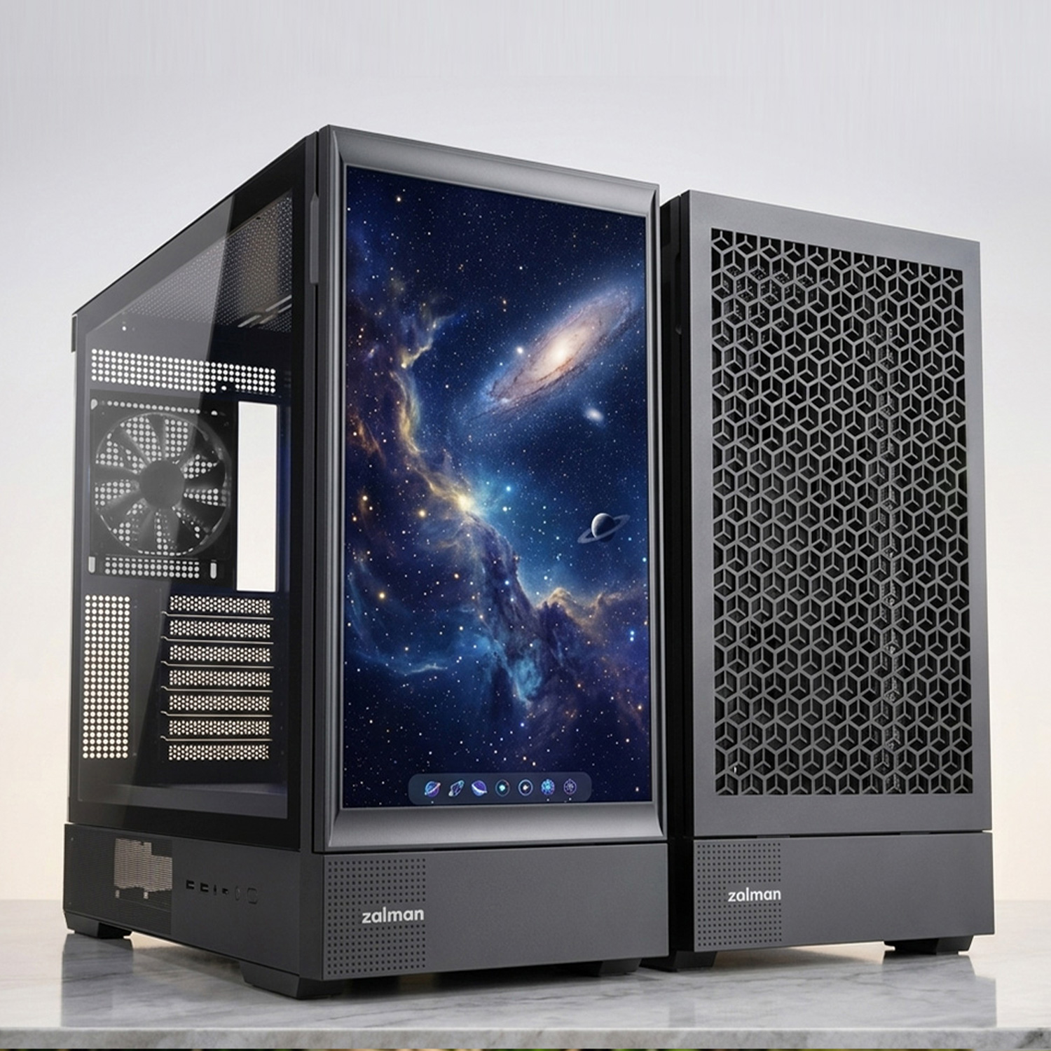 zalman 推出 Z20 DS 中塔 ATX 机箱，正面支持大屏 / 透风双模