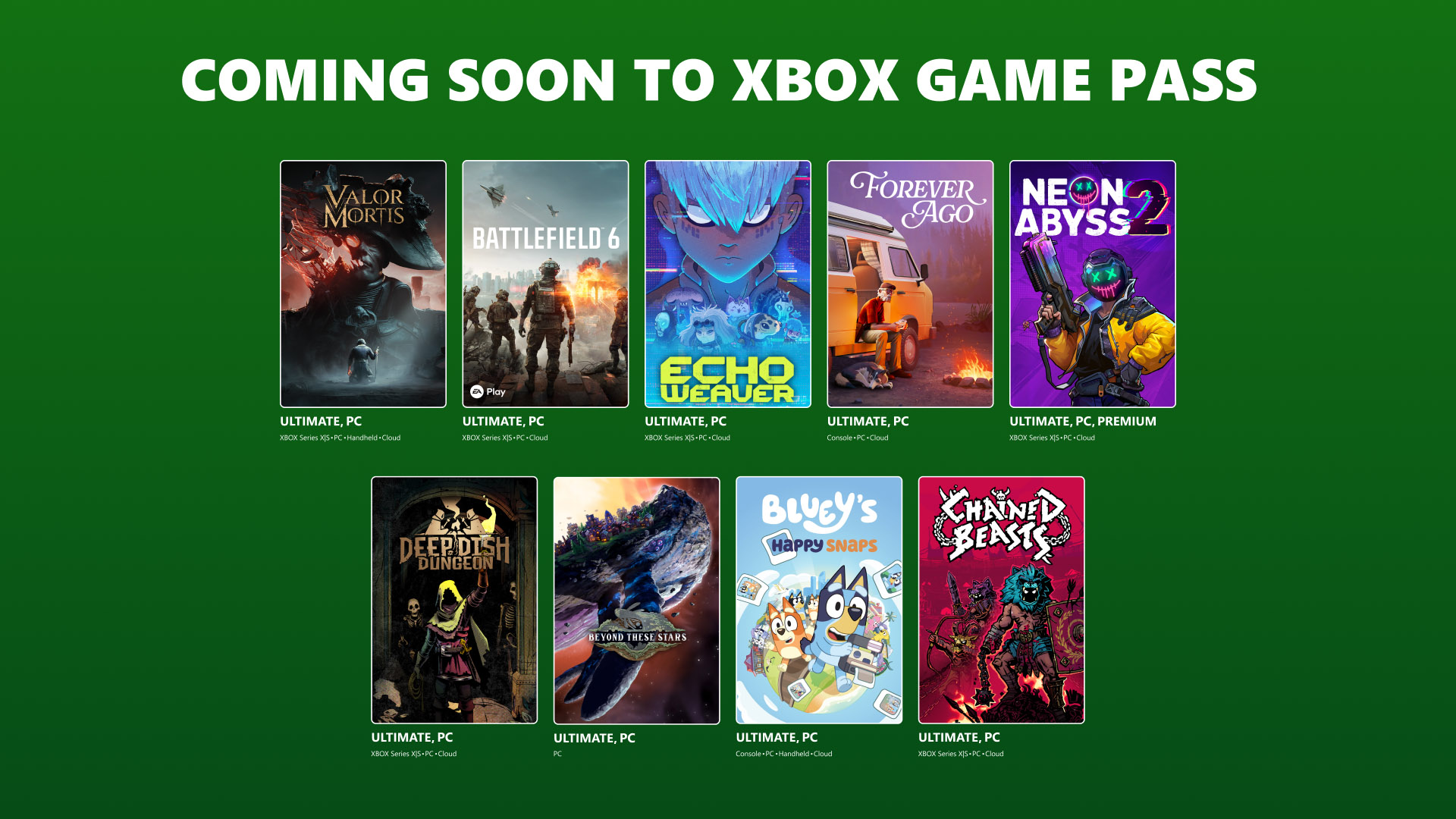 《战地 6》领衔加入微软 10 月 Xbox Game Pass 游戏库,《光与影:33 号远征队》10 月 15 日离库