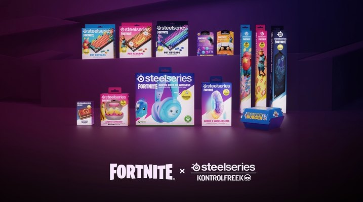赛睿、KontrolFreek 发布《堡垒之夜》联名游戏外设,覆盖广泛类别