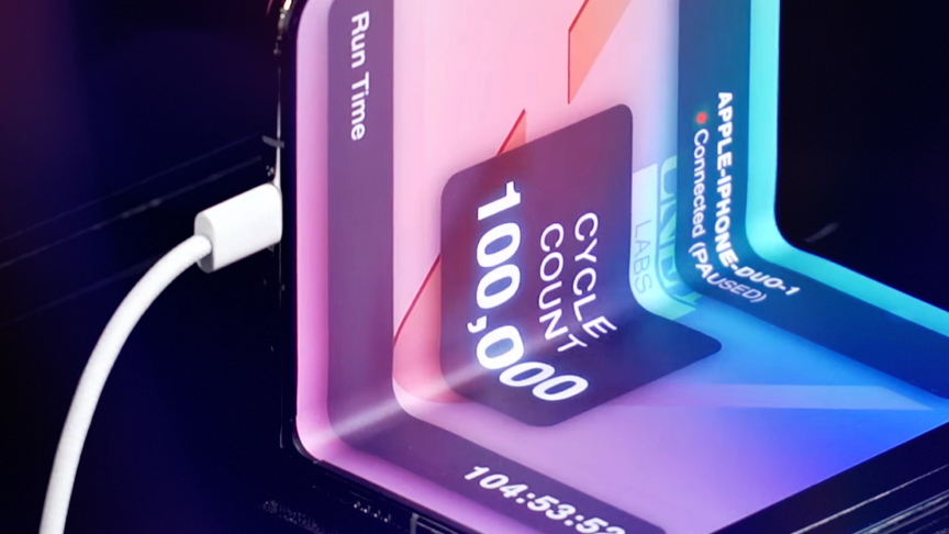 超 10 万次折叠屏幕和铰链仍然完好:CNET 测试苹果首款折叠 iPhone Duo 耐用性