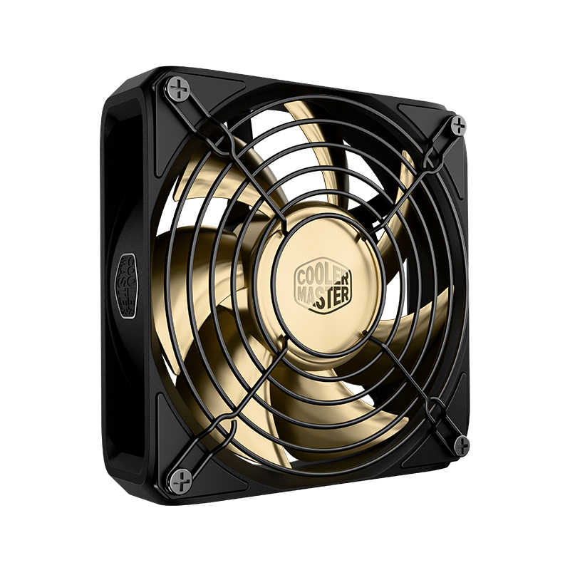 酷冷至尊 MasterFan A120 全铝风扇新增黑金版限定配色,219 元