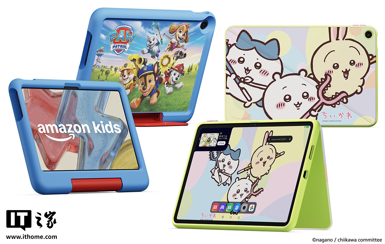 亚马逊推出 Kids Tablet 系列平板,首度支持 Google Play 商店