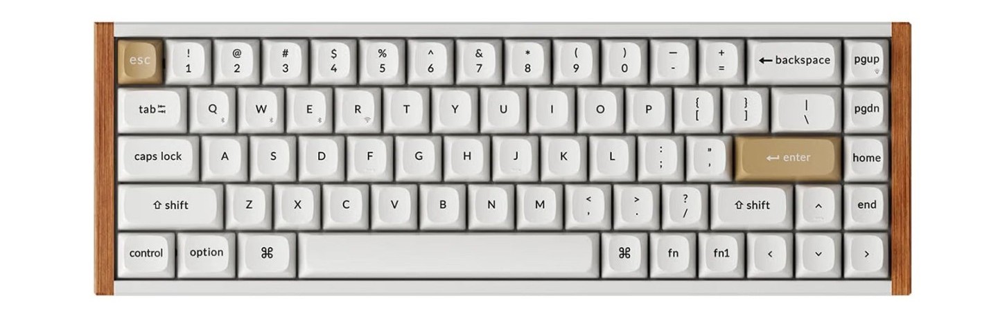 Keychron 推出 K6 Ultra 1K·ZMK 特别版键盘:65% 小配列,木制饰边
