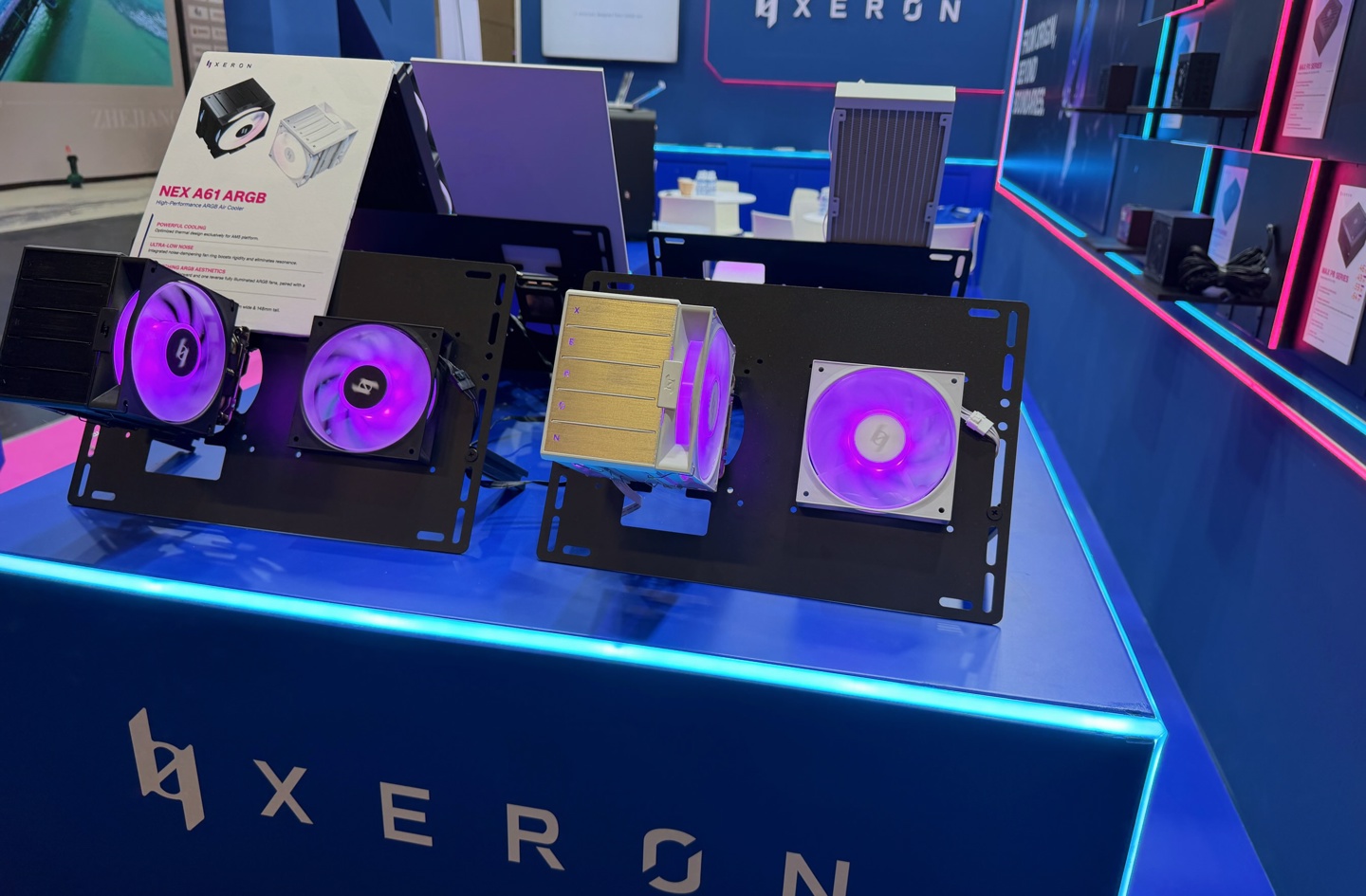 XERON 推出风冷散热器 NEX A61 ARGB:6 热管直触,250W 解热