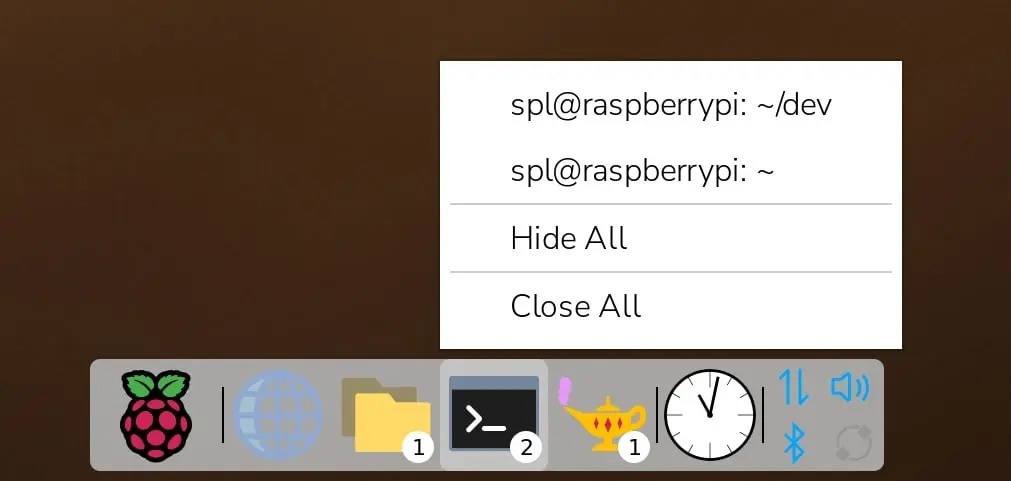 树莓派 Raspberry Pi OS 更新:新增程序坞、启动台