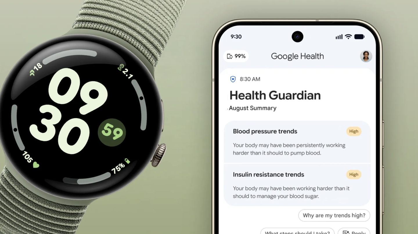 谷歌为 Pixel Watch 3/4/5 推送更新：引入血压趋势、睡眠呼吸检测、胰岛素抵抗趋势功能