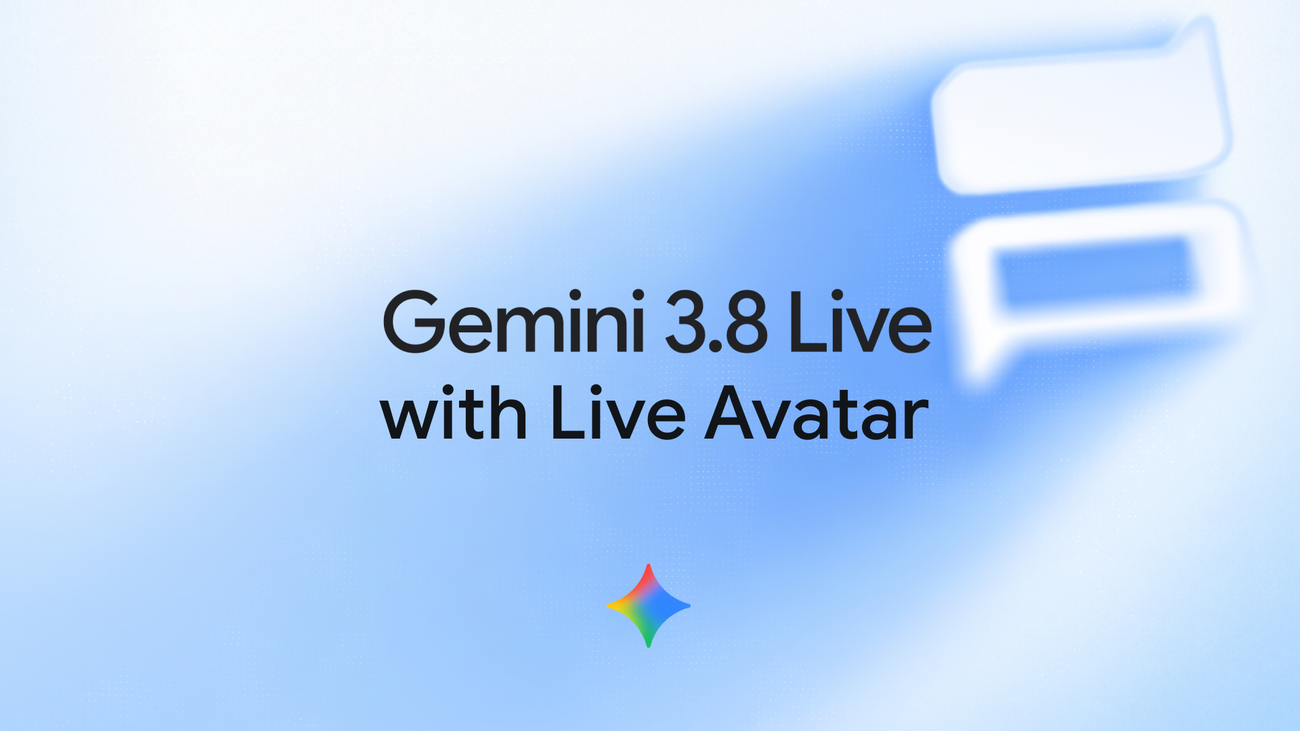 谷歌 Gemini 3.8 Live 虚拟人上线：实时唇形同步 + 自然表情，无缝切换 97 种语言