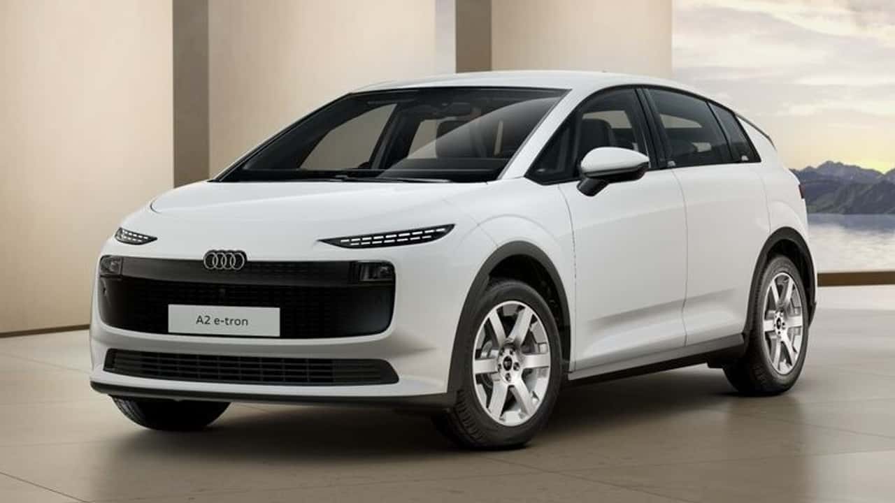 奥迪海外最便宜电动汽车 A2 e-tron 开放选配:基础版 3.82 万欧元,仅有手动调节织物座椅