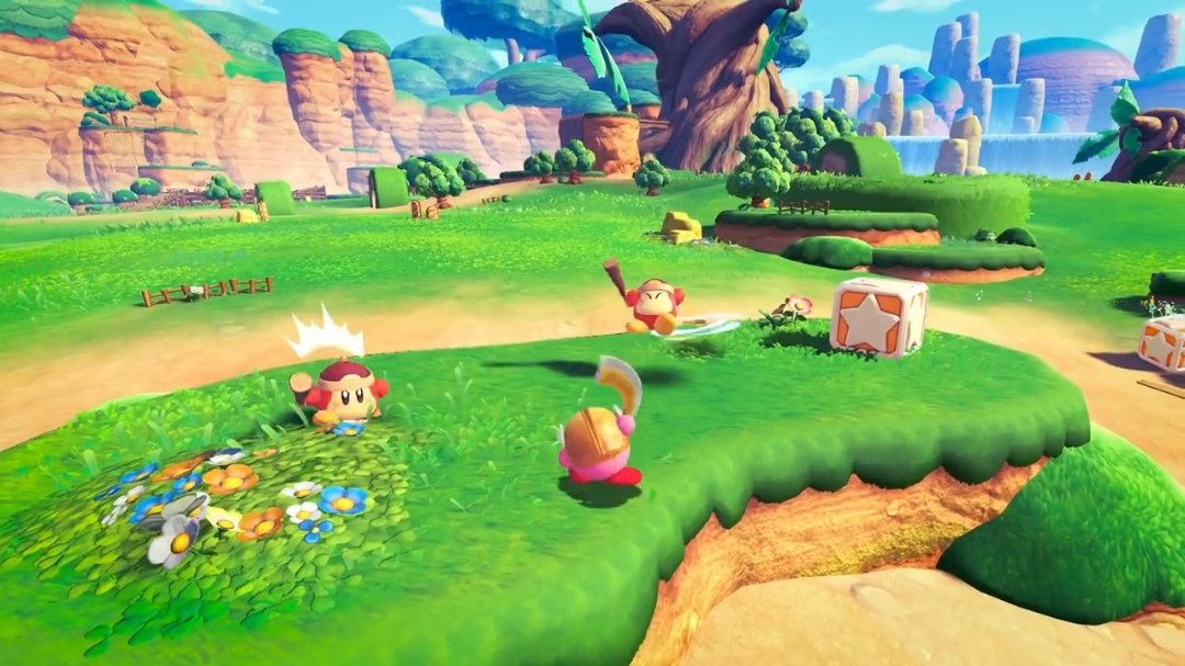 任天堂新作《星之卡比跃然世界》公开，明年春季登陆 Switch 2