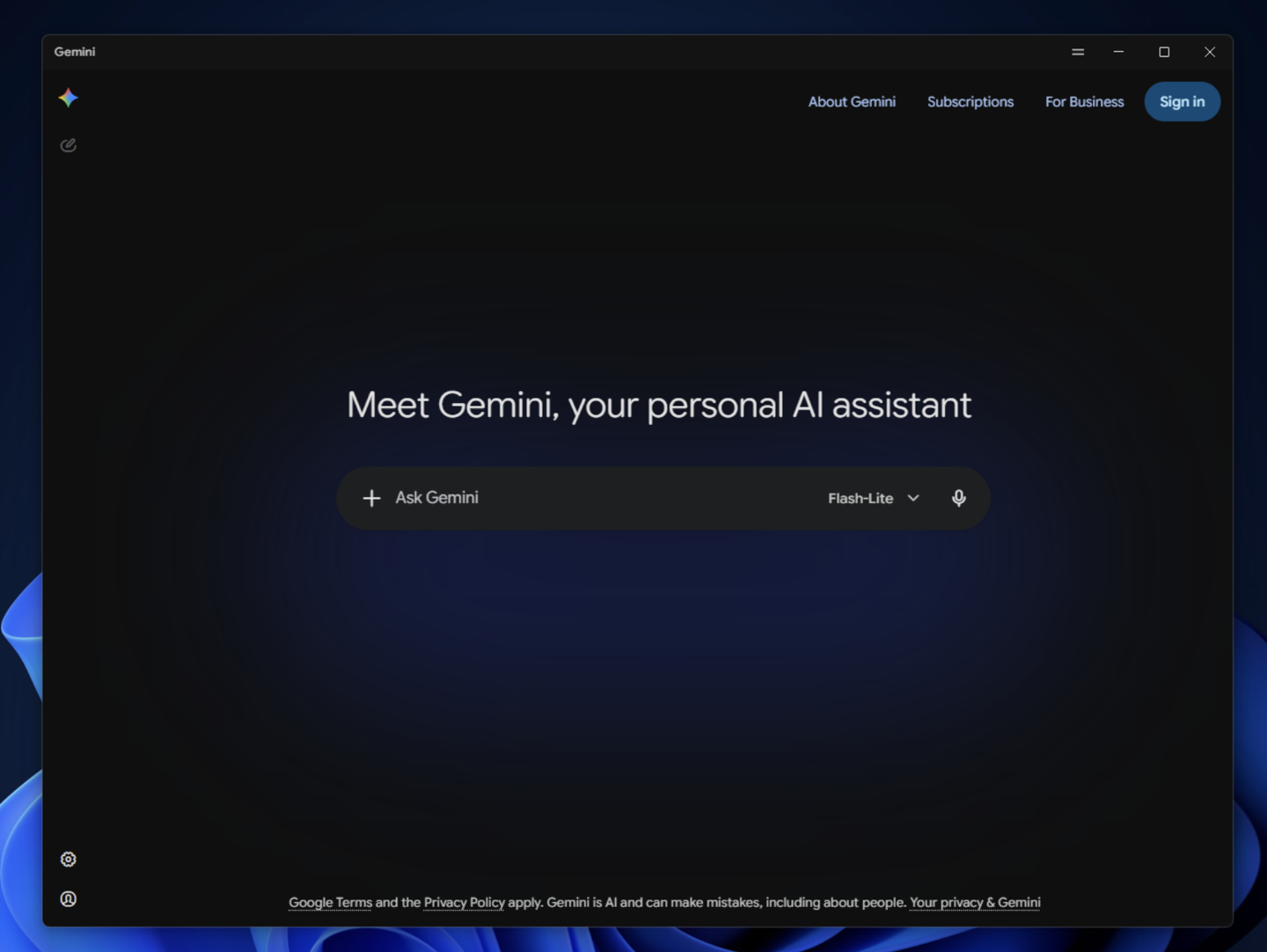 谷歌为 Win10/11 推出 Gemini 独立客户端,支持“Alt + Space”快捷键快捷唤起
