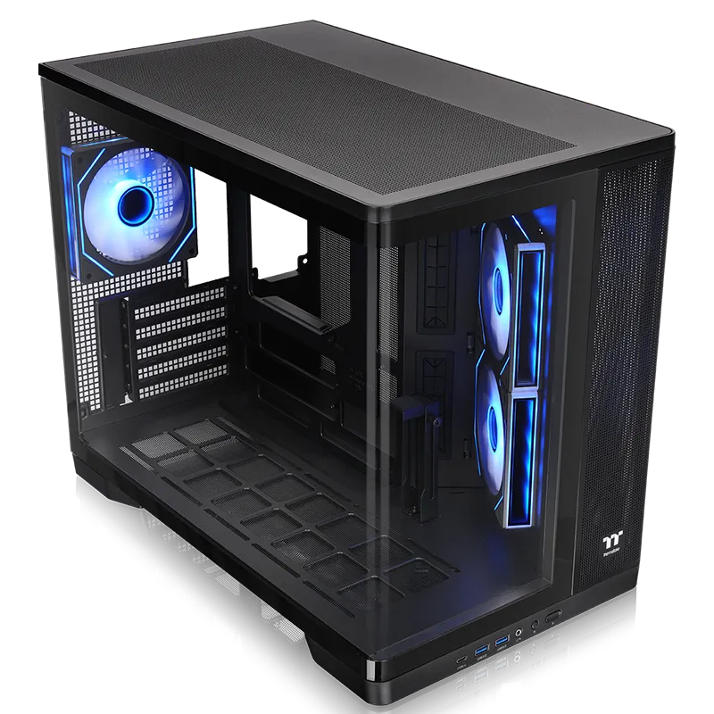 曜越 M-ATX 双舱海景房机箱 Arcus 280 TG ARGB 发售:含 3 风扇,到手价 699 元