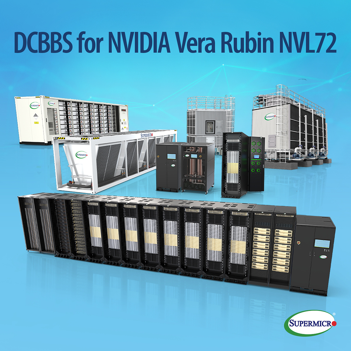 Supermicro 启动英伟达 Vera Rubin NVL72 机架出货