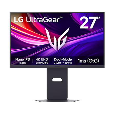 5999 → 2819 元:LG 27 英寸 G8 显示器新低,支持 4K 240Hz / FHD 480Hz 切换