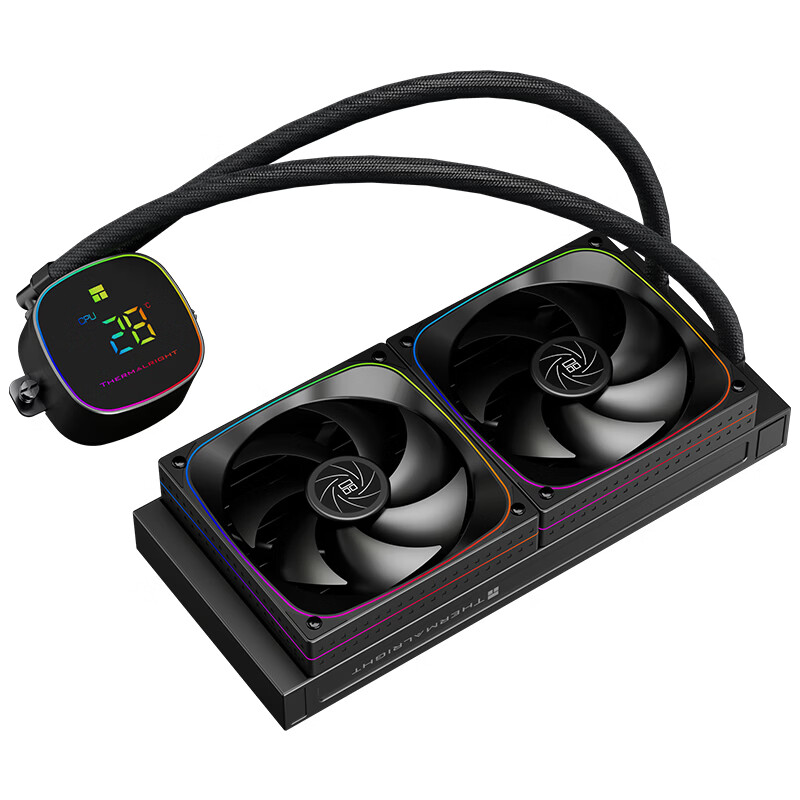 利民推出冰封雅境 Frozen Horizon 240 DIGITAL BLACK ARGB 一体式水冷散热器：冷头配 RGB 数显，339 元