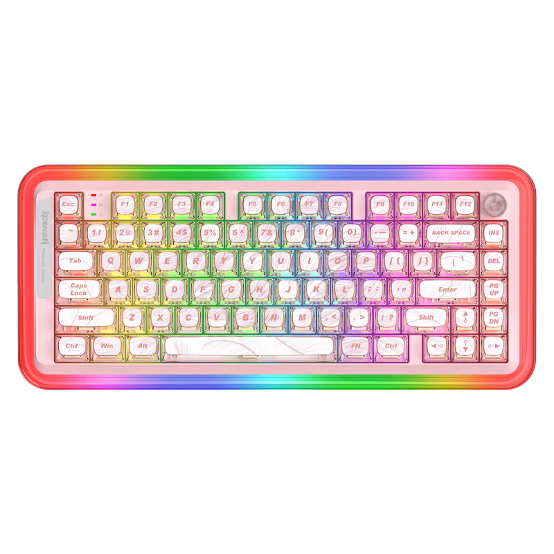红龙 Light 75 Pro 客制化机械键盘发售:8KHz 回报率、支持三模连接,369 元起
