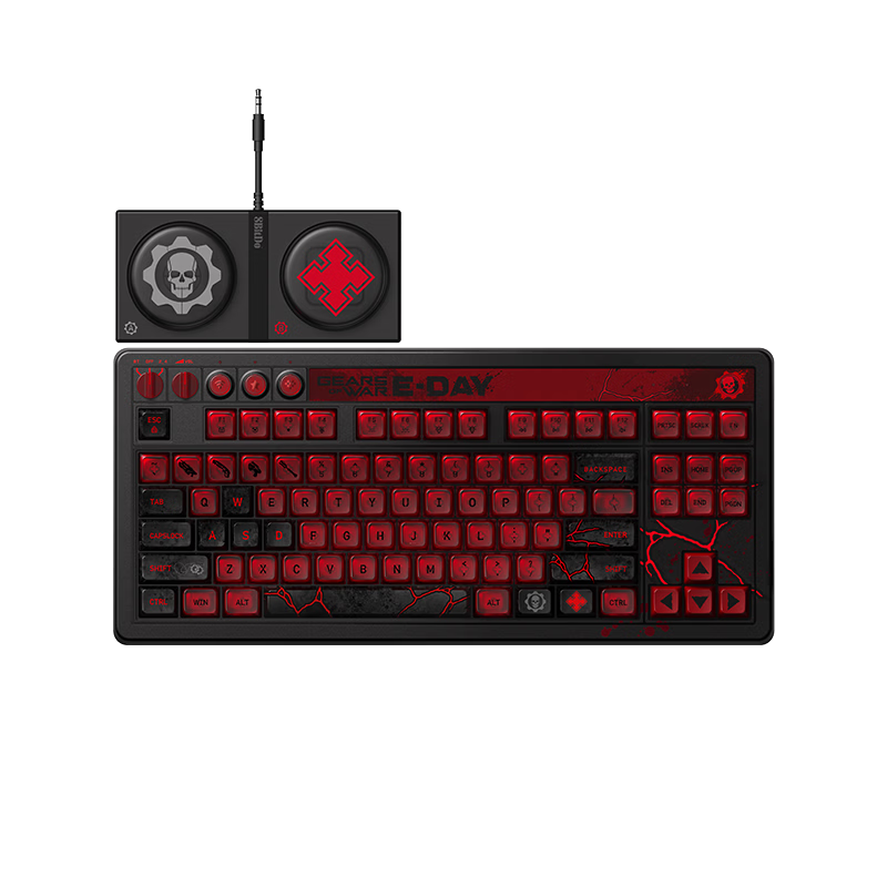 八位堂《战争机器：事变日》主题 Retro 87 机械键盘及 Retro R8 鼠标上市，599 元 / 299 元